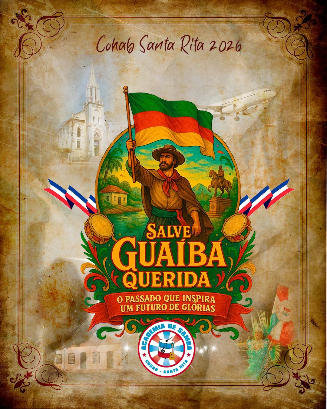COHAB-SRA RITA - logo enredo 2026