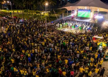 QUADRAS ENTRAM NO CLIMA DA SELEÇÃO E PROMOVEM FAN FESTS PARA BRASIL x HAITI