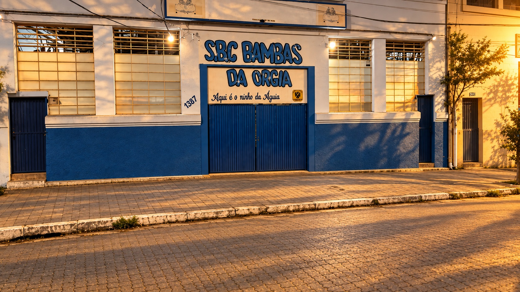 BAMBAS DA ORGIA - fachada da quadra - gerson brisolara